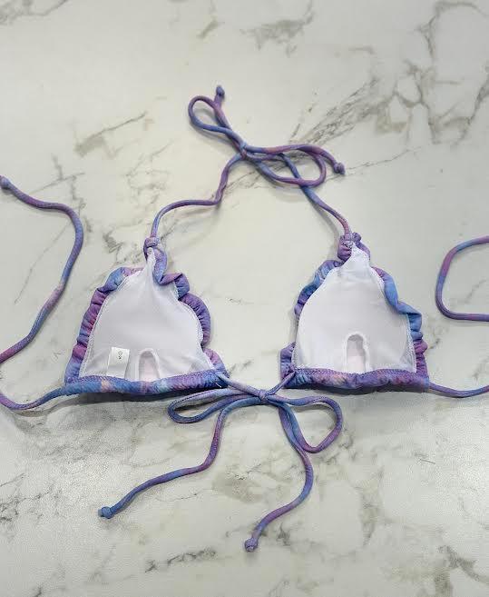 Tie Dye Bikini Top