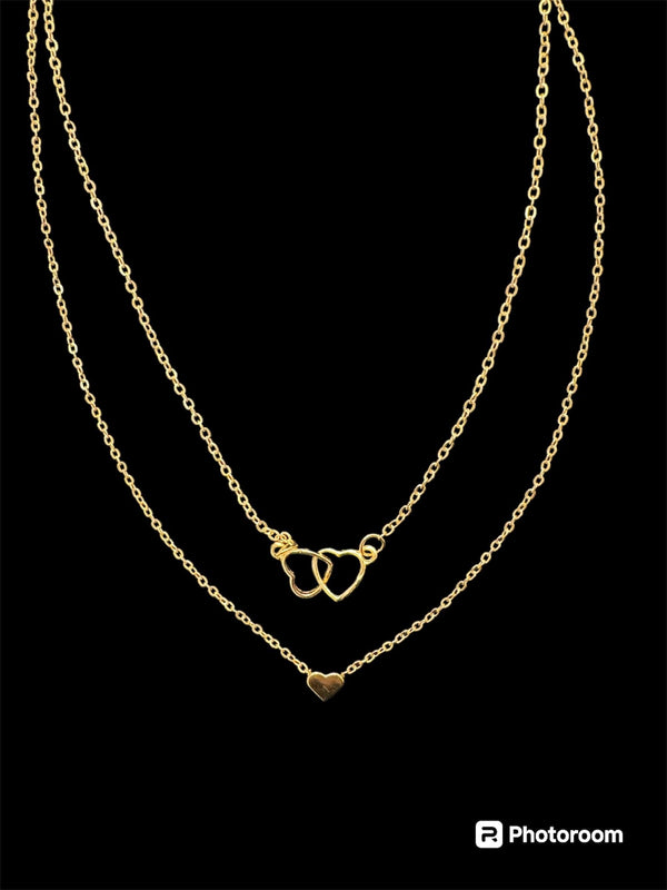 Layered Hearts Necklaces
