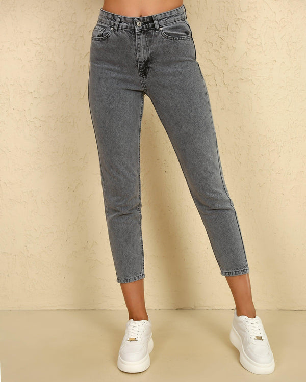 Black Wash Boyfriend Jeans