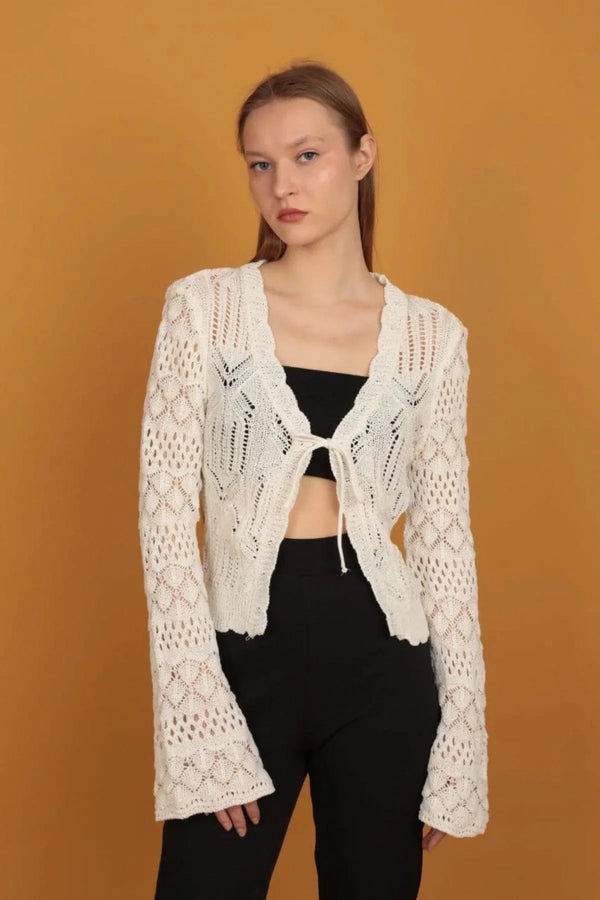 Knit Fabric Cardigan
