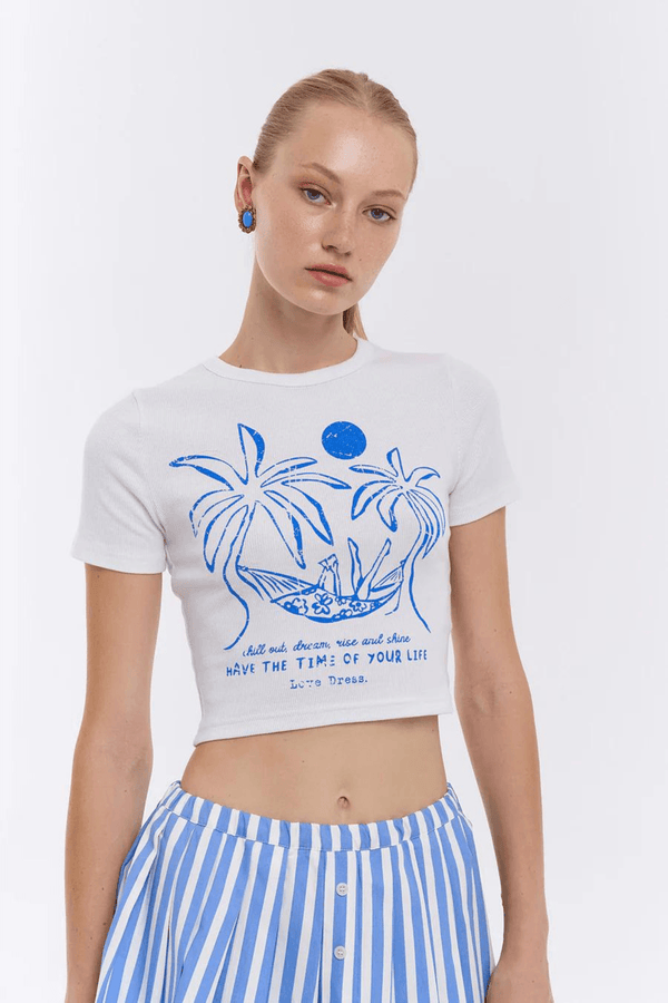 Palm Printed T-shirt