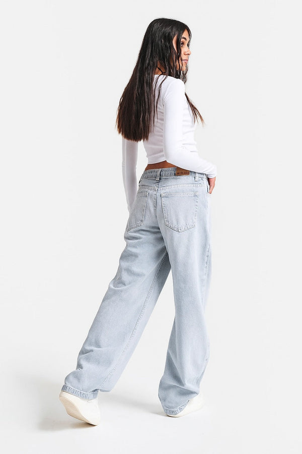 Graphic Patch Pocket Jeans