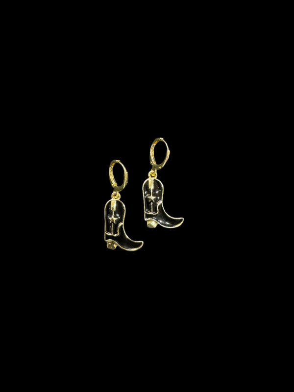 Cowgirl Star Boot Earrings