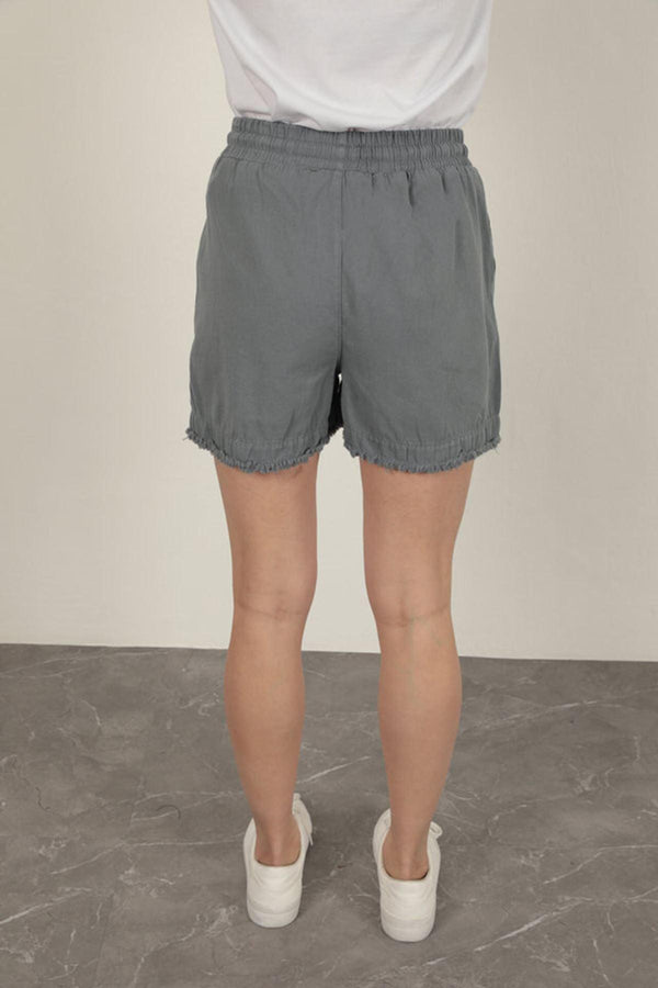 Raw Hem Shorts